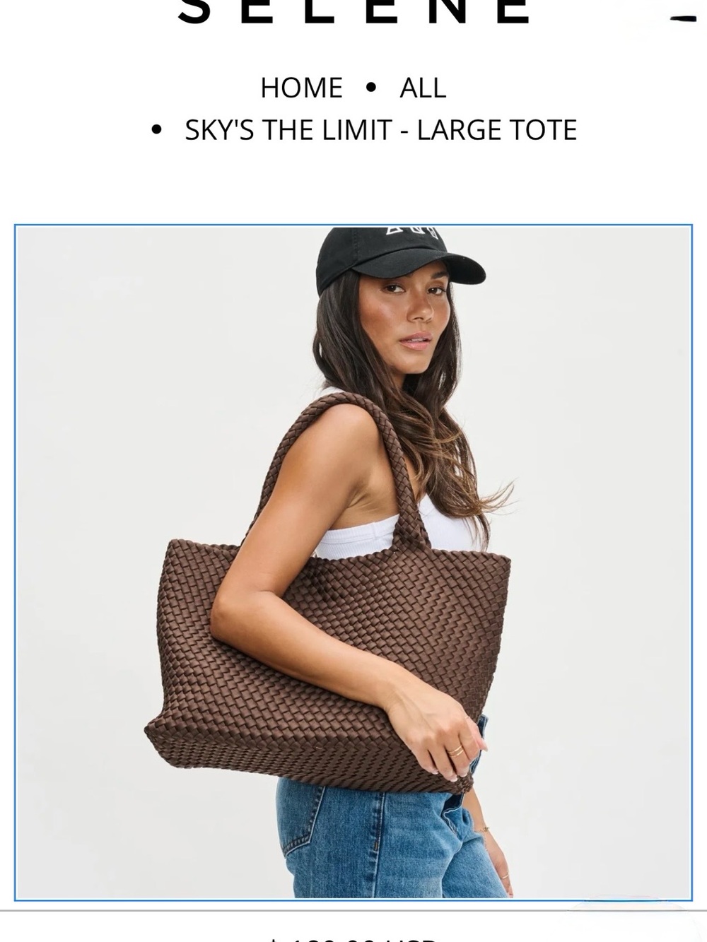 Sol and Selene Sky's The Limit Large Tote - Brown